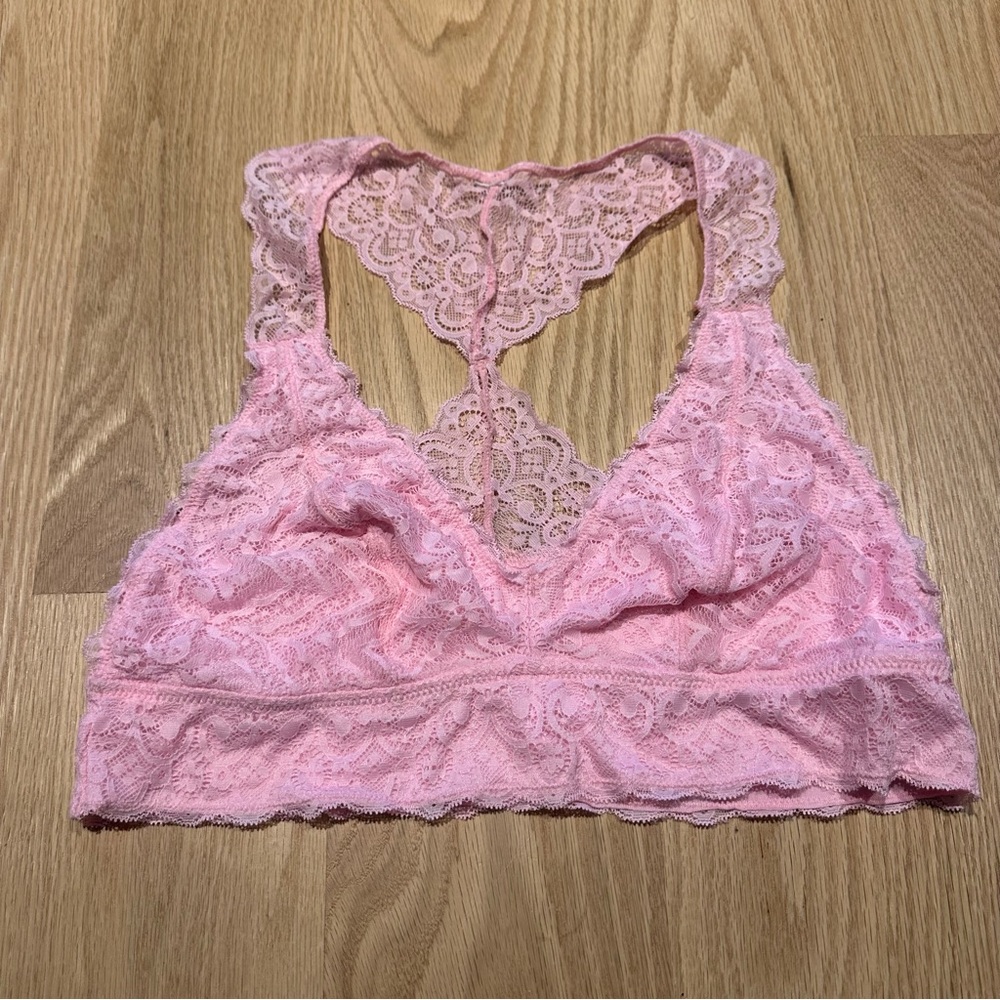 Sm/Med Pink Lace Bralet